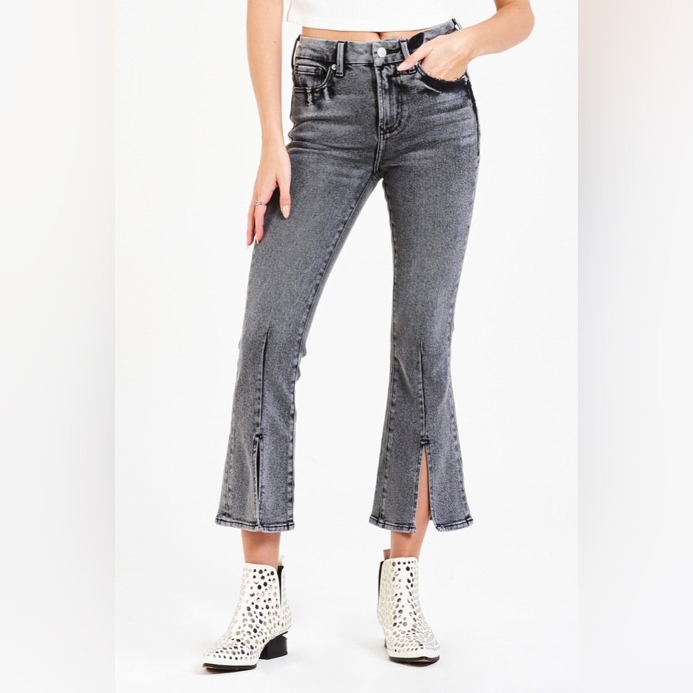 Dear John Jeanne Flare Jeans Black Wash Size 27 - Picture 7 of 7